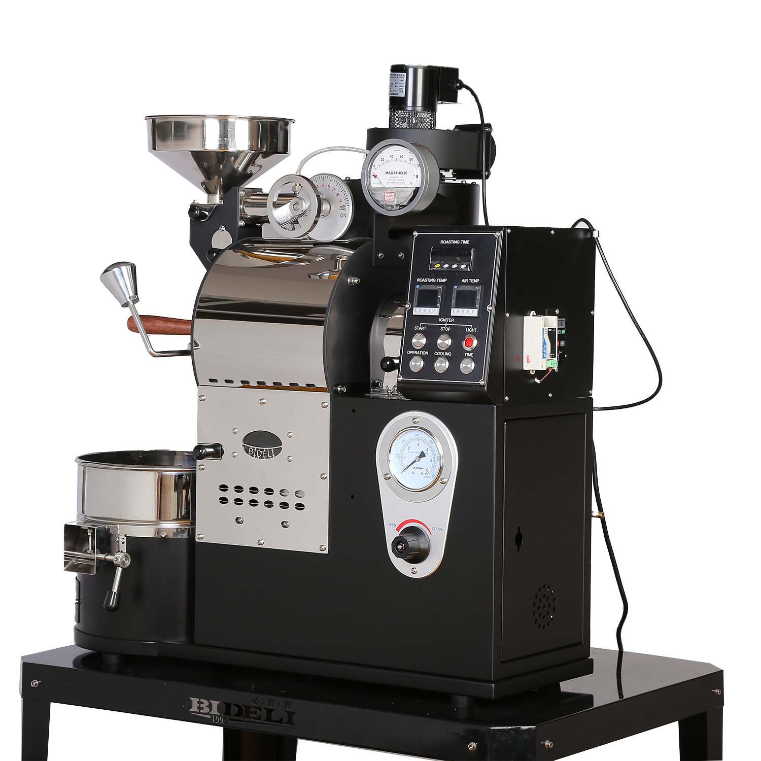 1KG咖啡烘焙機 廠家直銷小型烘豆機 燃氣咖啡豆烘培機